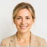 AI-generated illustrative portrait, not a customer