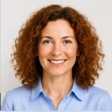 AI-generated illustrative portrait, not a customer